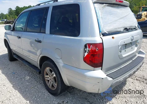 2004 Honda Pilot Ex-L из США, поврежденный, VIN 2HKYF18654H503368